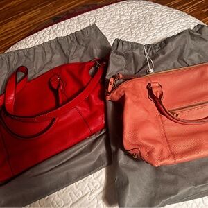 Stylish Red and Orange Women's Handbags